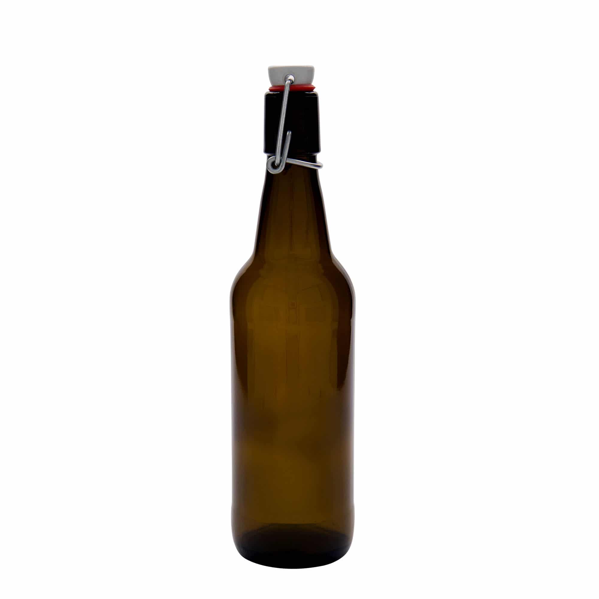 Boca za pivo od 500 ml, staklo, braon, otvor: Zakretni vrh