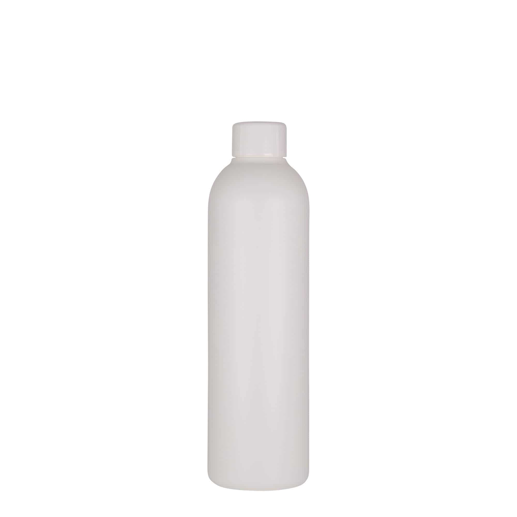 Plastična boca od 250 ml 'Tuffy', HDPE, bela, otvor: GPI 24/410