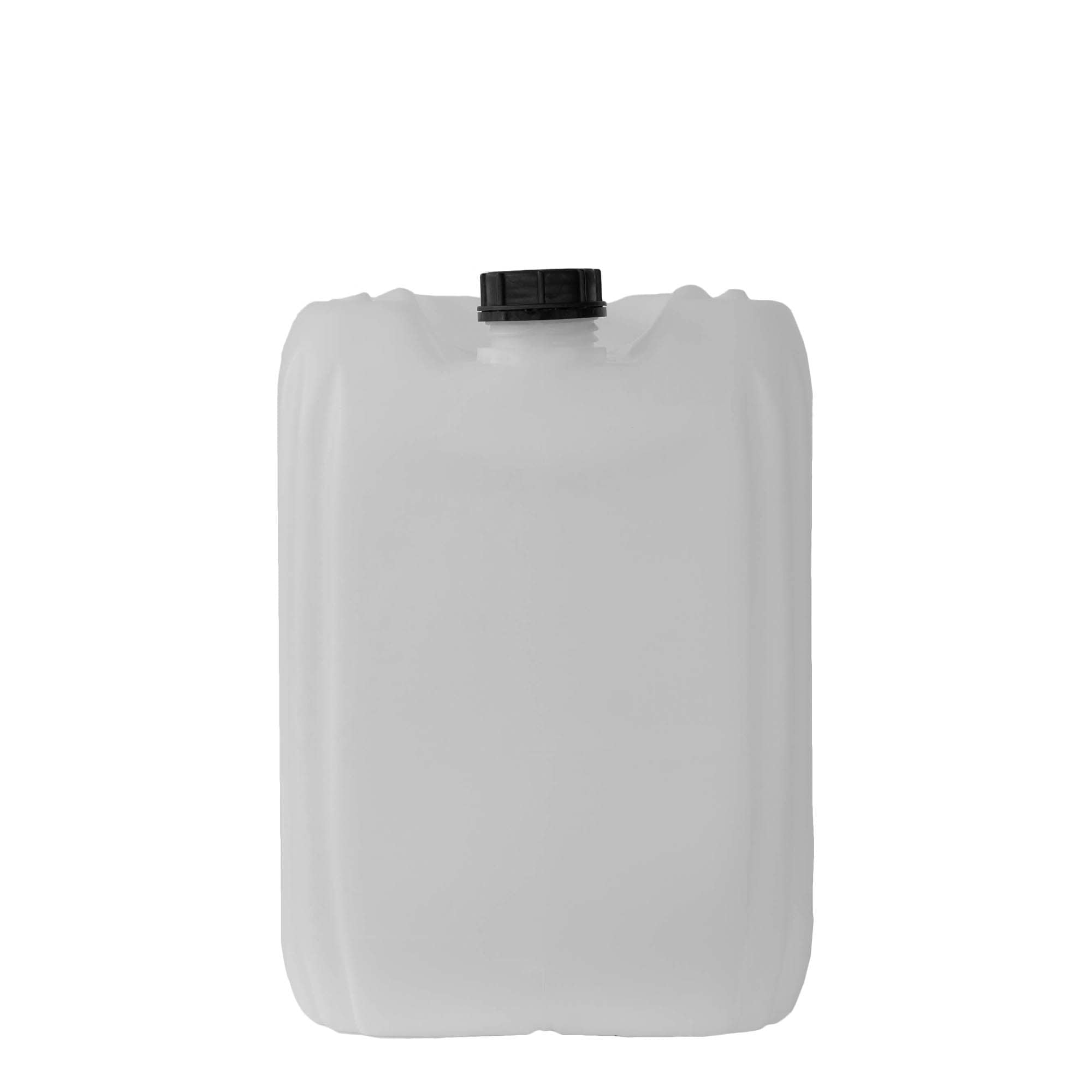 Kanister od 30 l, pravougaoni, HDPE plastika, natur, otvor: ND 60