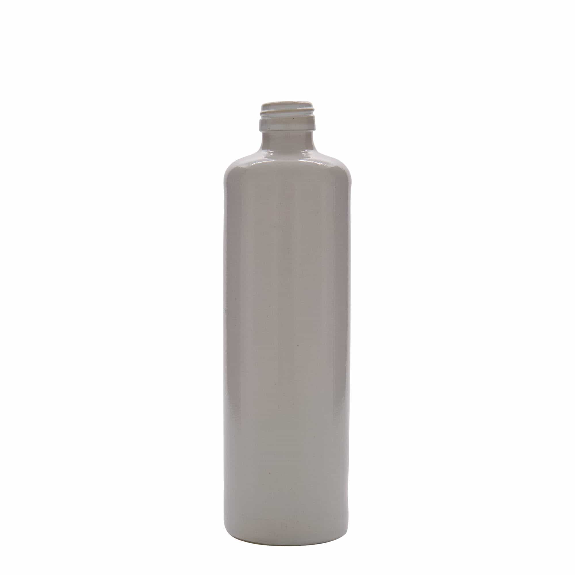 Glinena boca od 500 ml, keramika, bela, otvor: PP 31,5